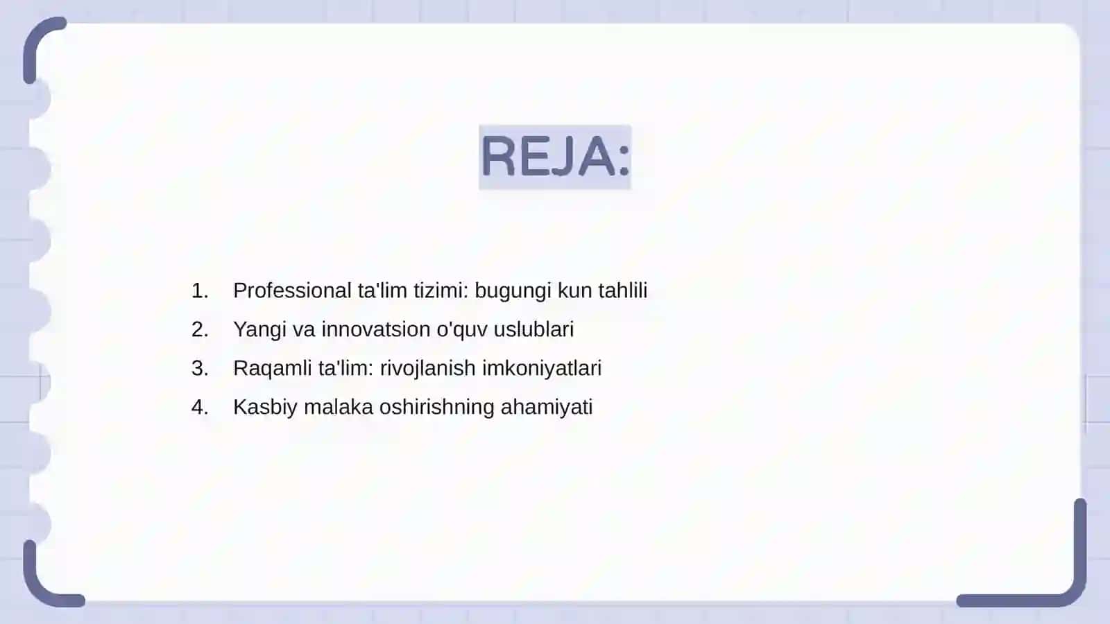 Professional ta'limi rivojlanishining asosiy tendentsiyalari 2
