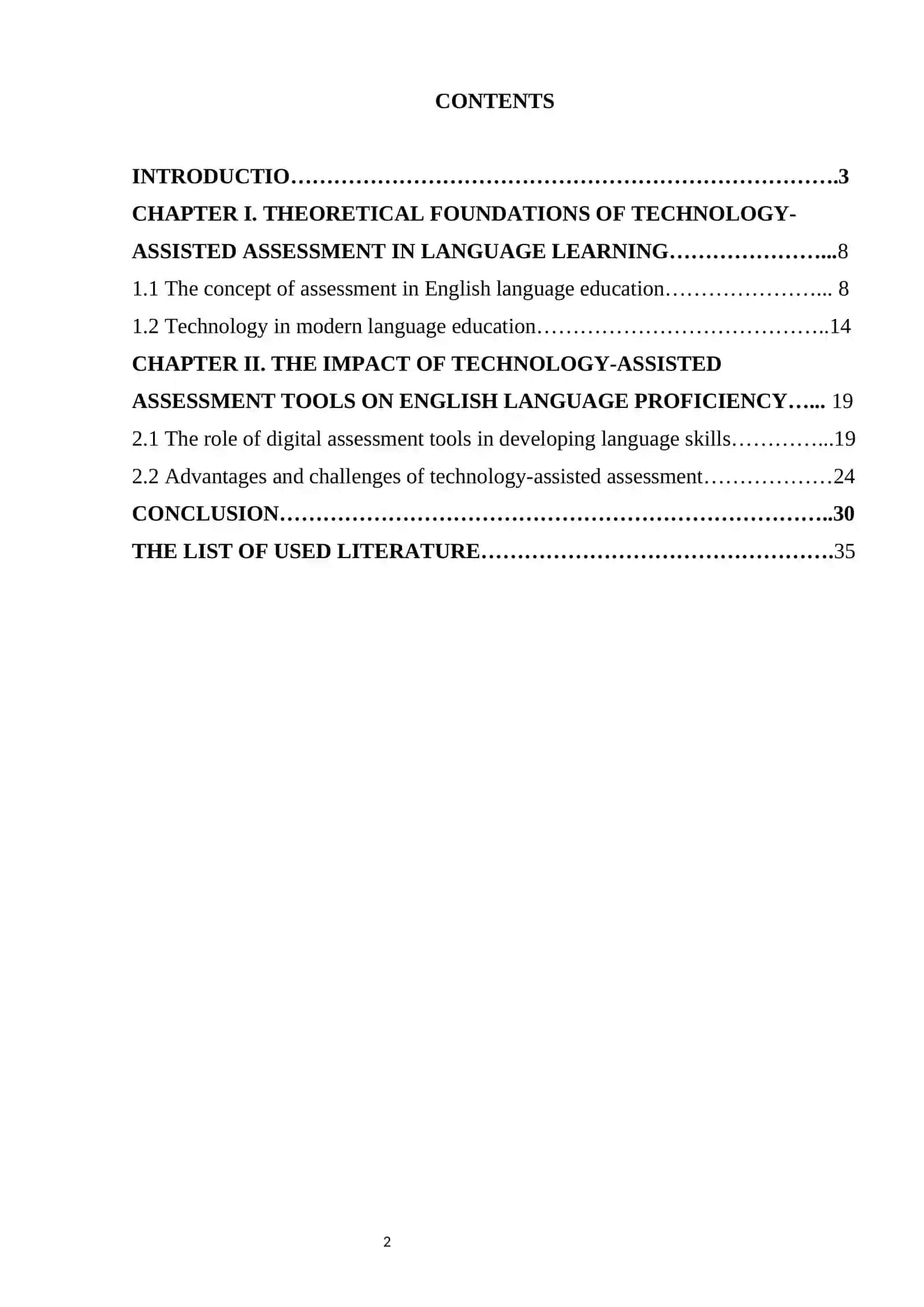 THE IMPACT OF TECHNOLOGY- ASSISTED ASSESSMENT TOOLS ON ENGLISH LANGUAGE PROFICIENCY 2