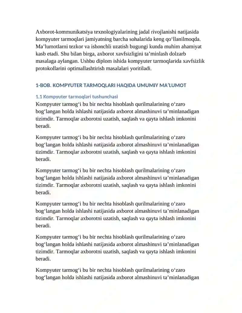 Kompyuter tarmoqlarida xavfsizlik protokollarini optimallashtirish 2