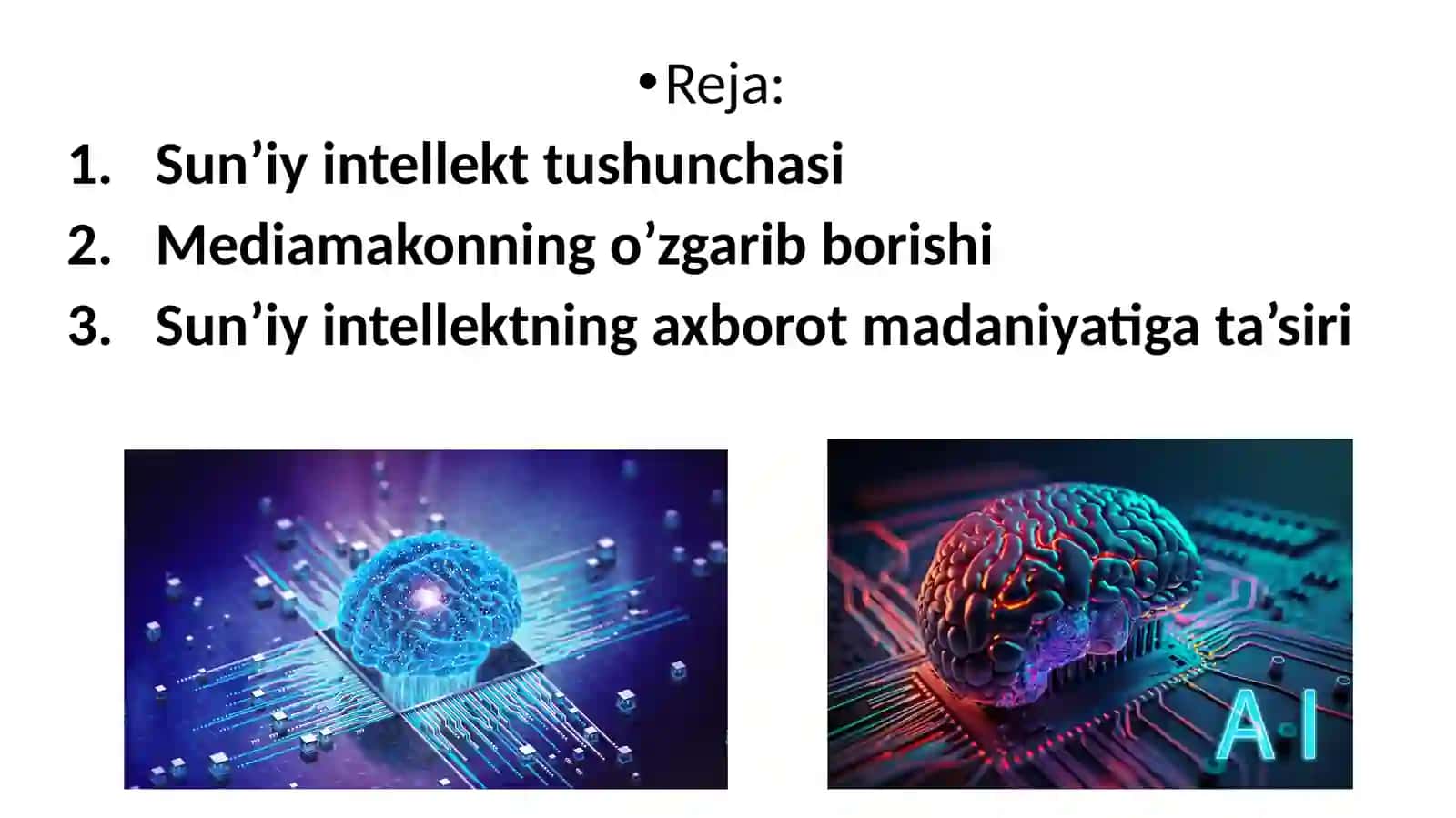 Mediamakonda Sun’iy intellektning ahamiyati 2