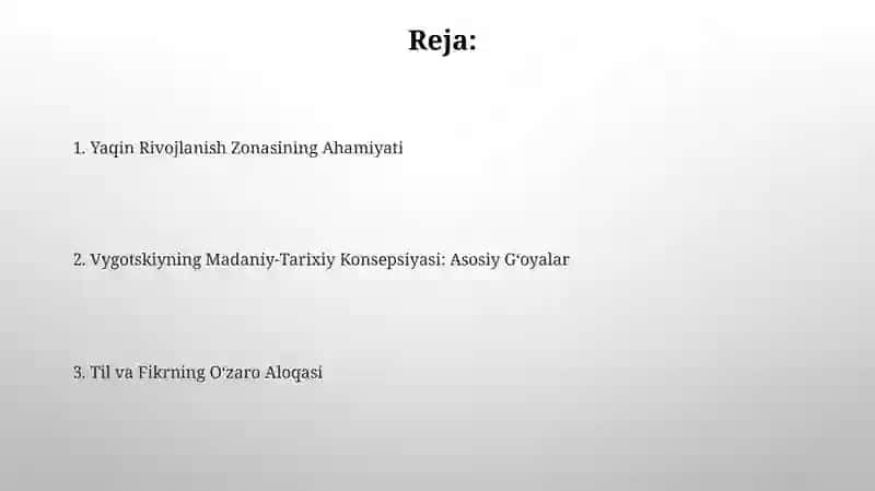 Yaqin Rivojlanish Zonasining Ahamiyati 2