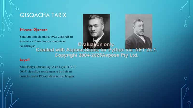 Layell va Stivens-Djonson sindromlari 2