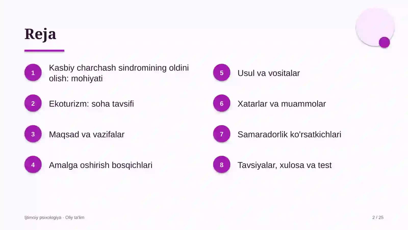ekoturizmda kasbiy charchash sindromining oldini olish 5497 2