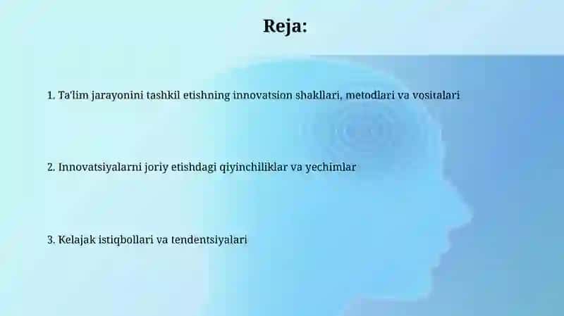 Ta'lim innovatsiyalari 2
