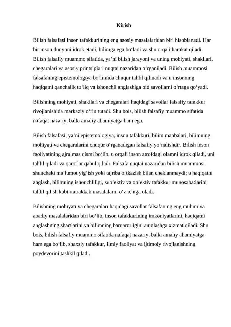 BILISH FALSAFIY MUAMMO SIFATIDA 2