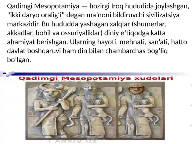 Qadimgi Mesopotamiyada din 2