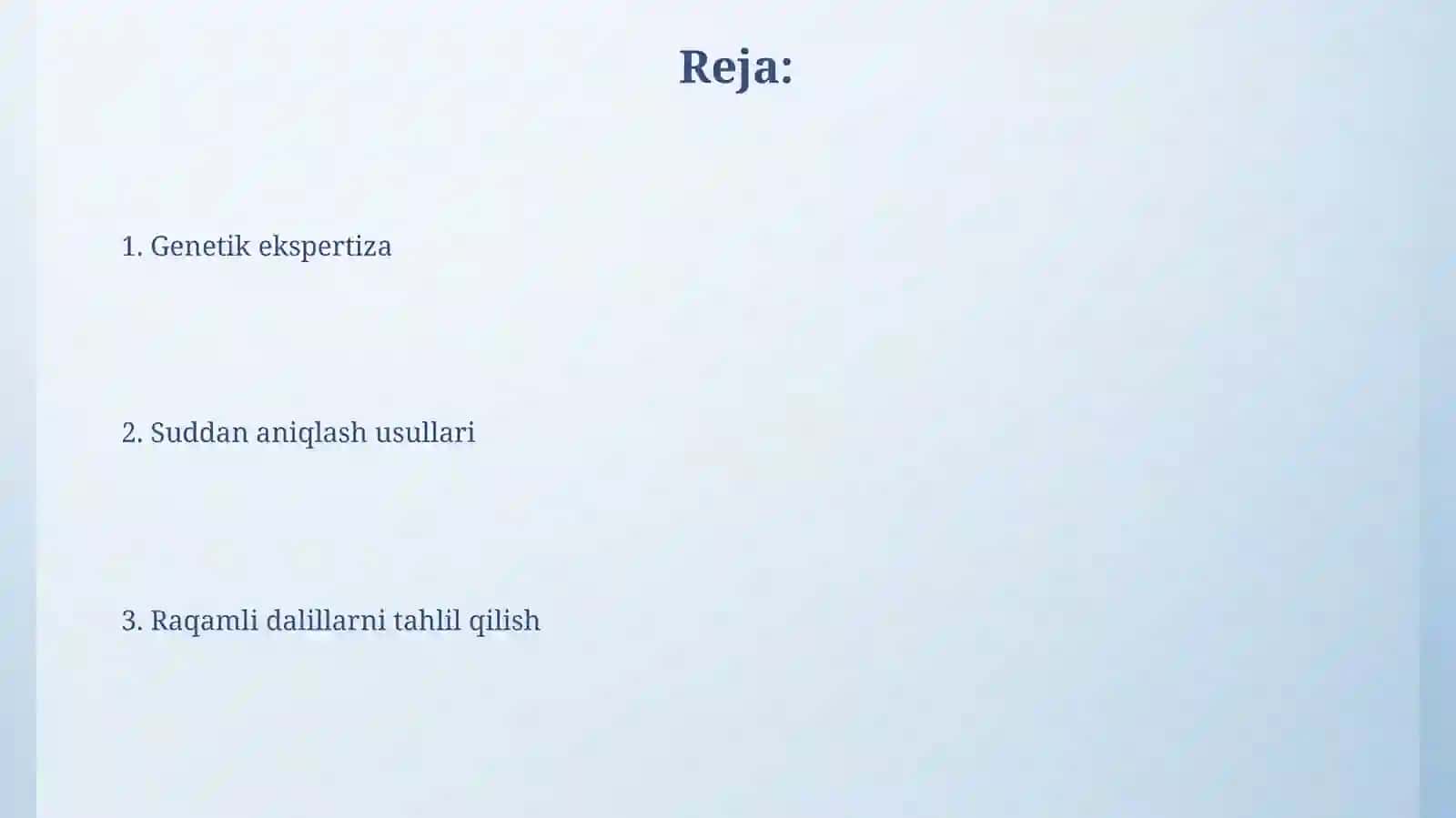 Raqamli dalillar 2