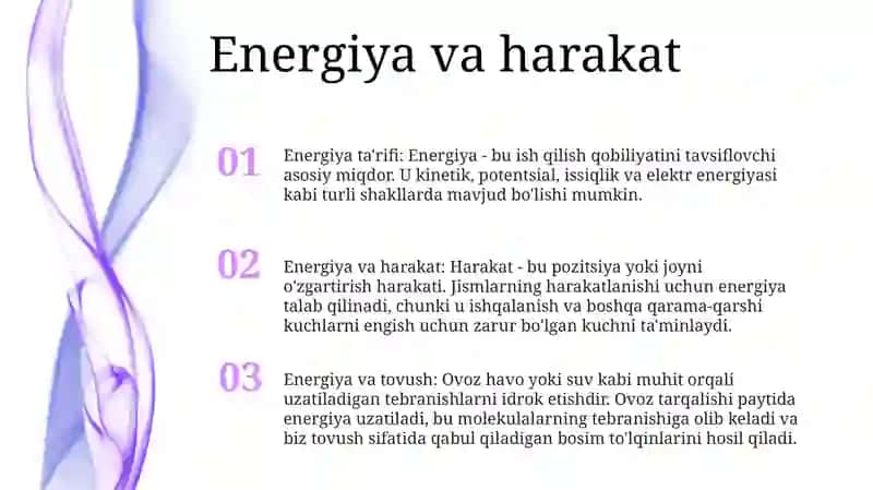 Energiya va Harakat 2