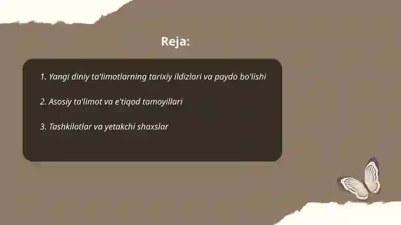 Yangi din ta'limotlar va sektalar 2