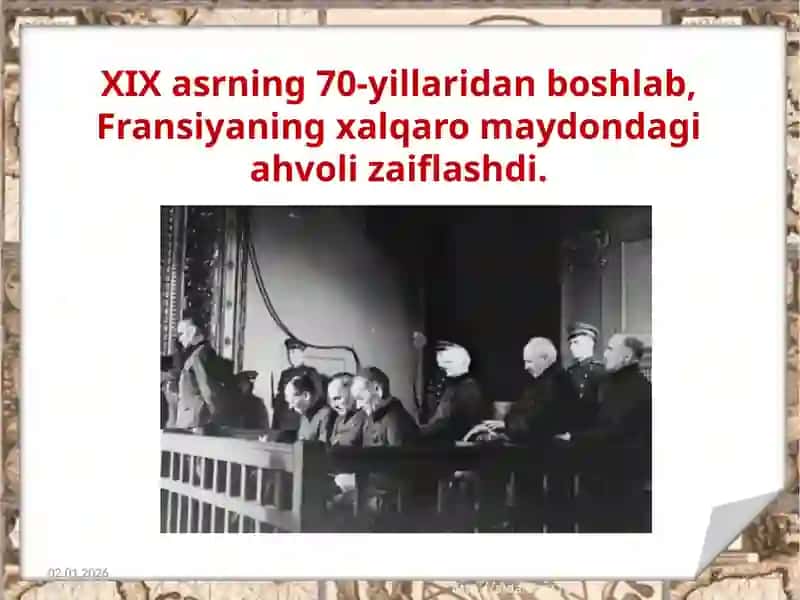 Fransiyaning tashqi siyosati 2