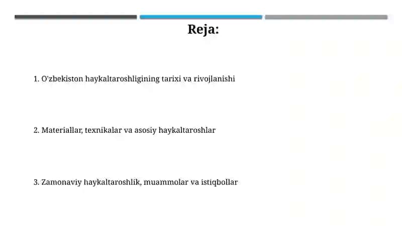O'zbekistonda haykaltaroshlik san'ati 2