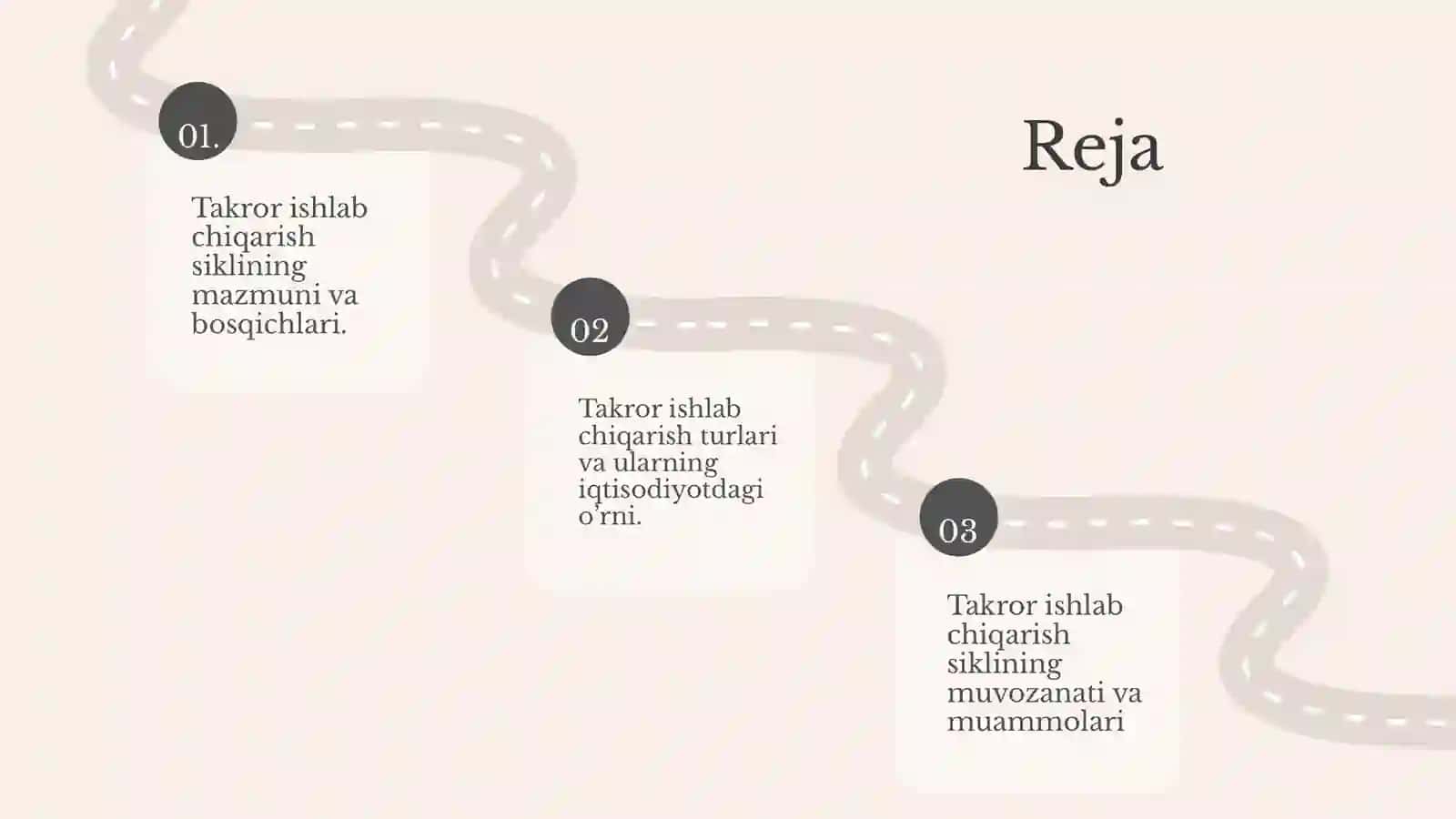 Takror ishlab chiqarish sikli 2
