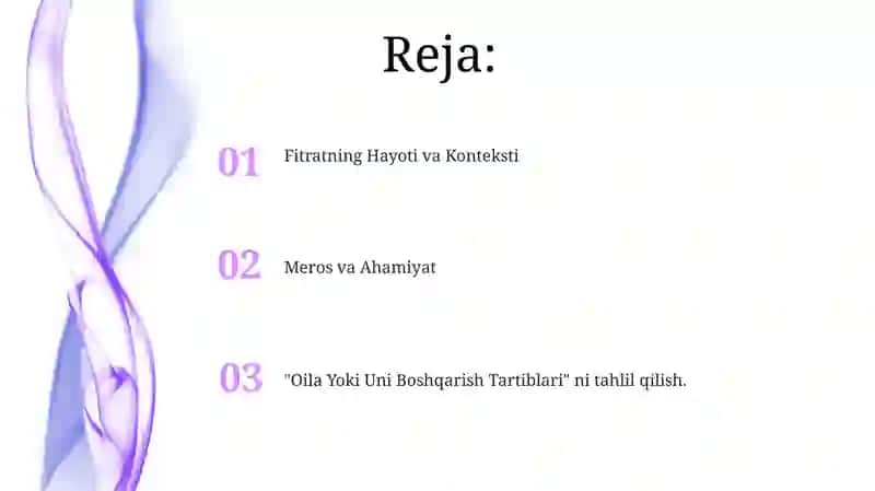 Oila yoki uni boshqarish tartiblari 2