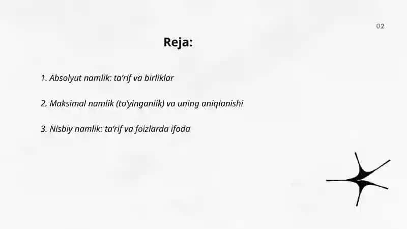 Havo namligini aniqlash usullari. Assman psixrometri yordamida havo namligini aniqlash. 2