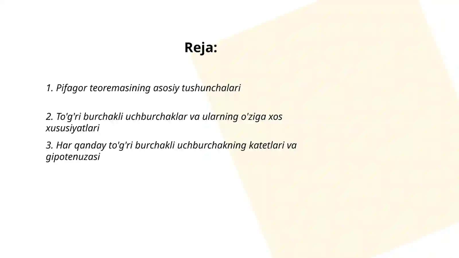 Pifagor teoremasi 2