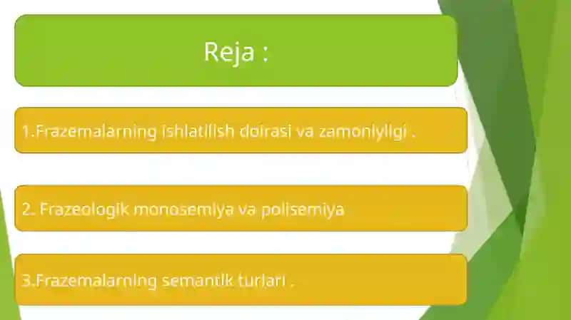 Frazeologik monosemiya va polisemiya 2