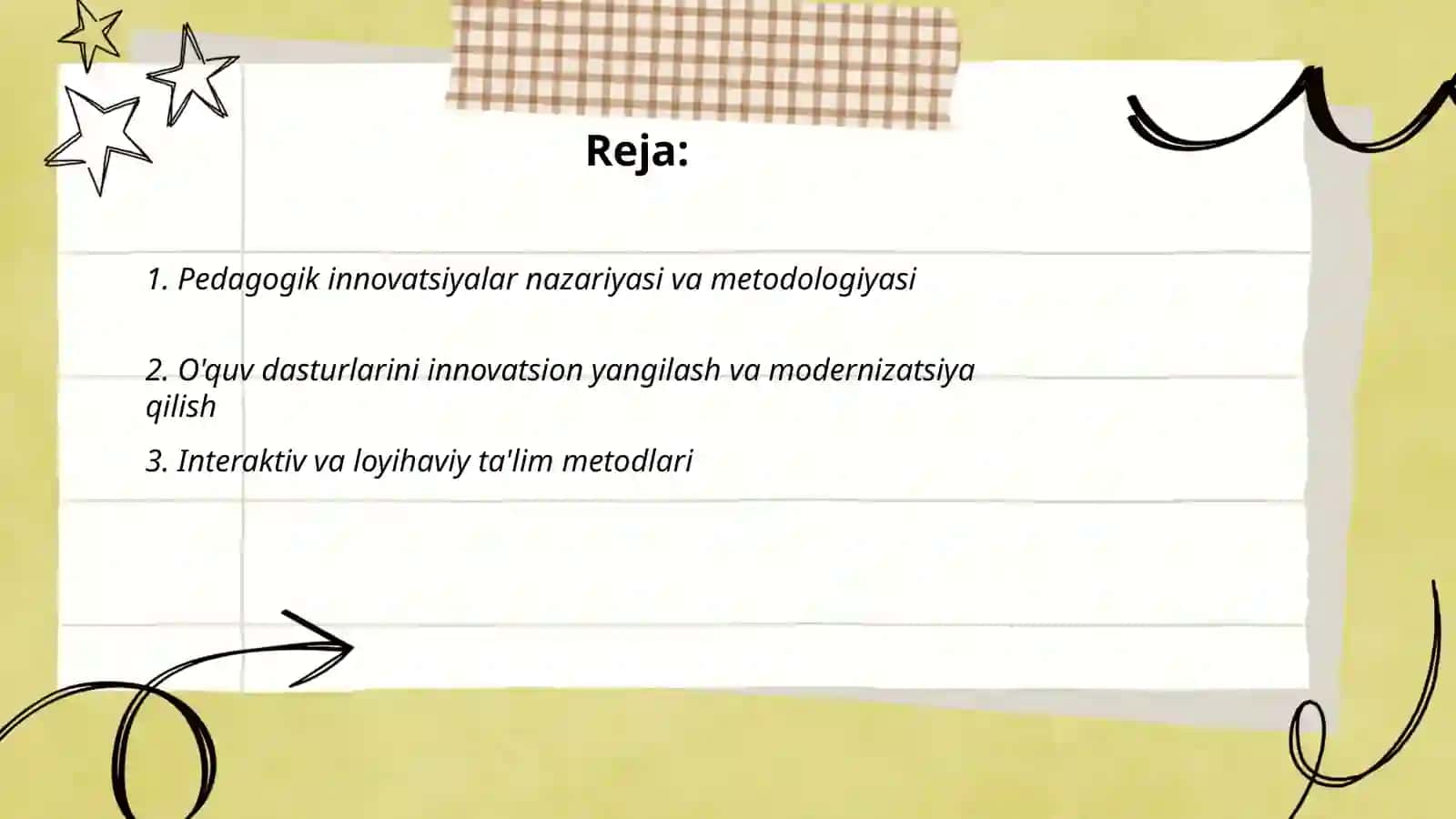Pedagogikning innovatsion faoliyati 2