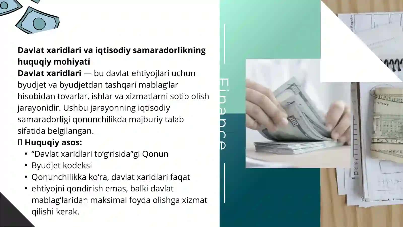 DAVLAT XARIDLARINING IQTISODIY SAMARADОRLIGINI BAHOLASH 2