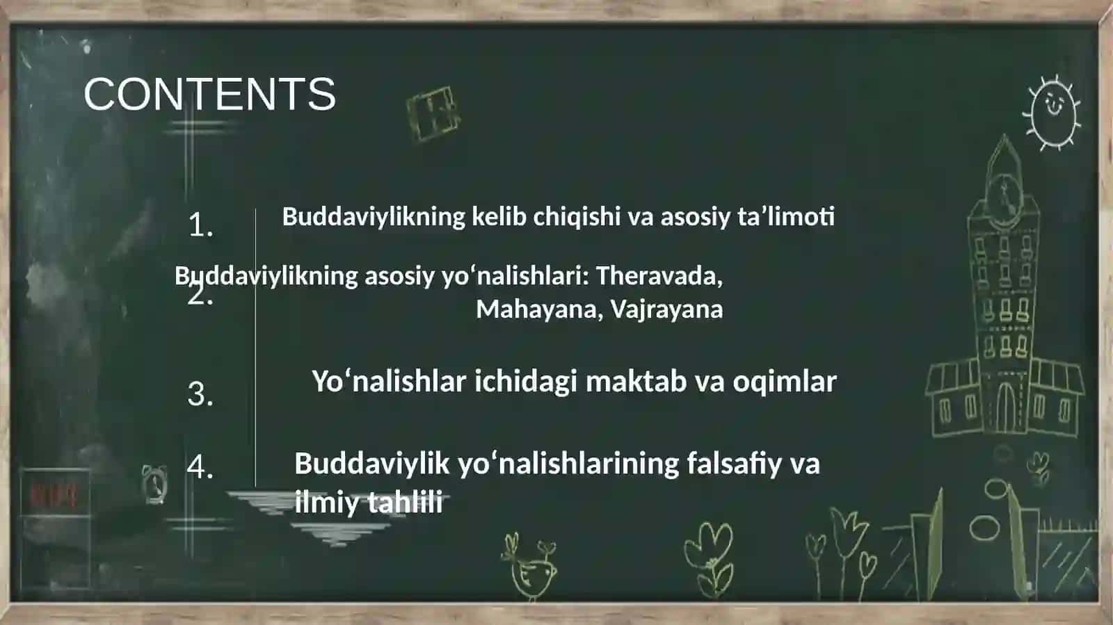 Buddaviylikdagi yoʻnalishlar 2