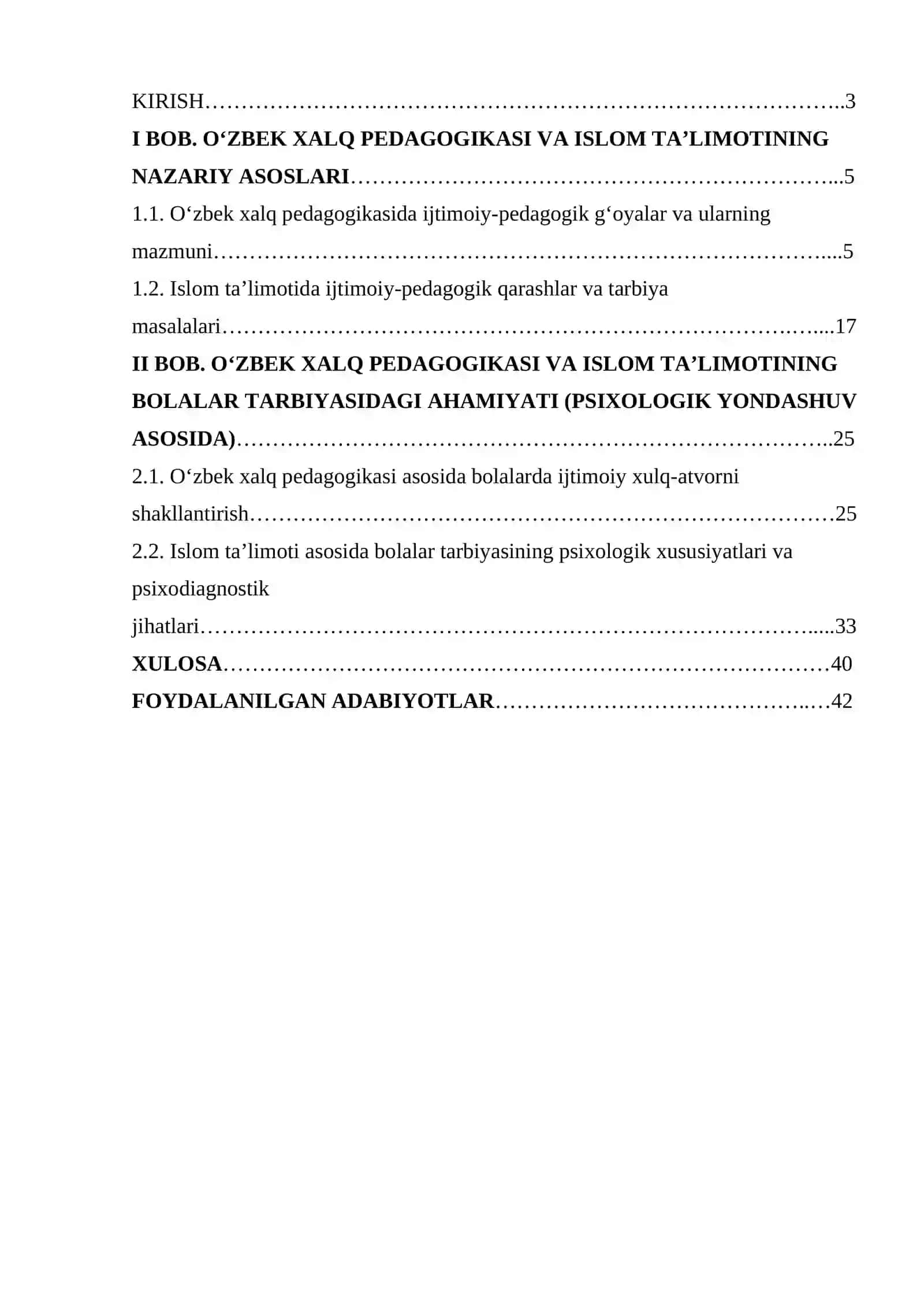 O‘zbek xalq pedagogikasi va islom ta’limotida ijtimoiy-pedagogik g‘oyalar 2