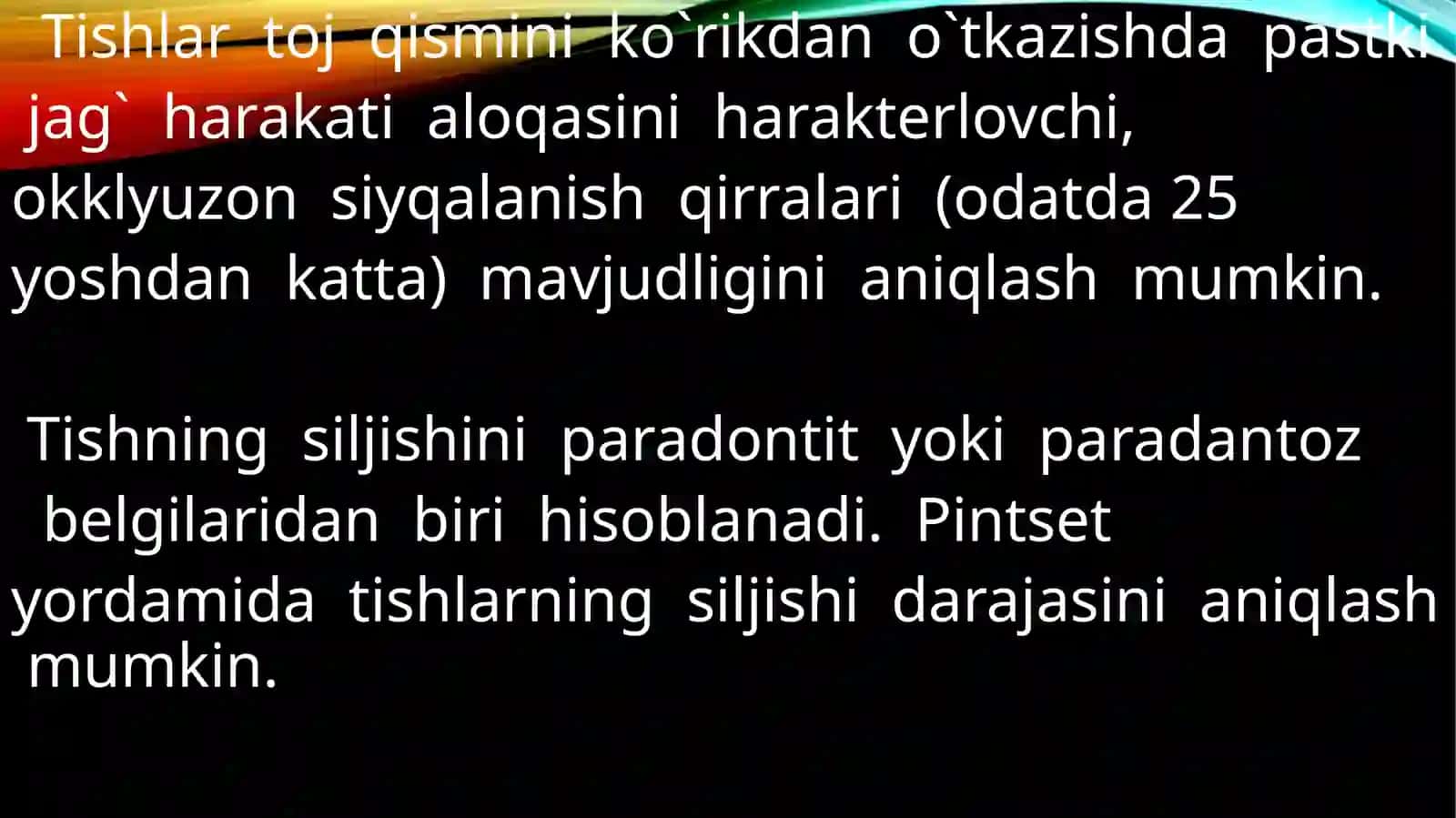 Tishlarning patalogik qimirlashi 2