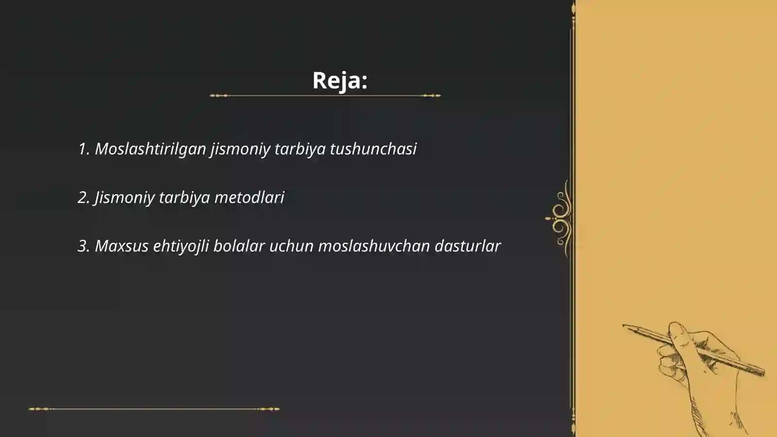 Adaptiv jismoniy tarbiya usullari 2
