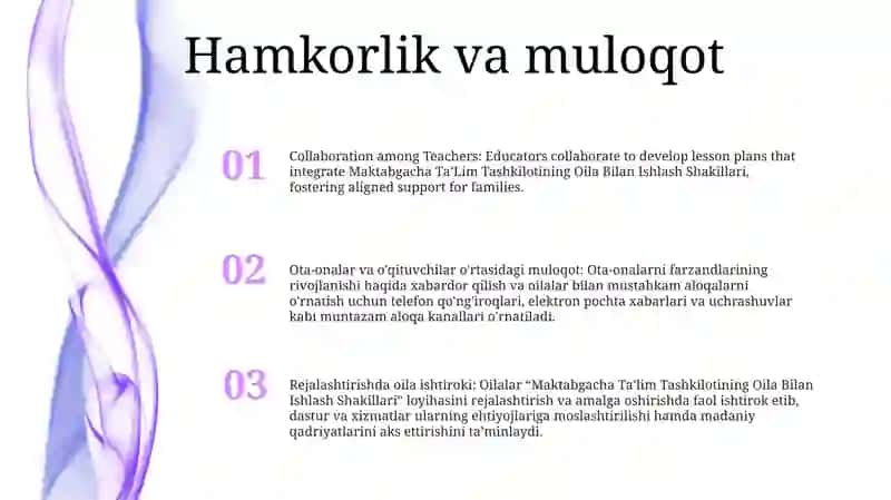 Maktabgacha TaʼLim Tashkilotining Oila Bilan Ishlash Shakillari 2