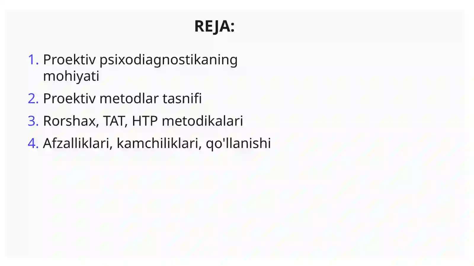 Proektiv Psixodiagnostika 2