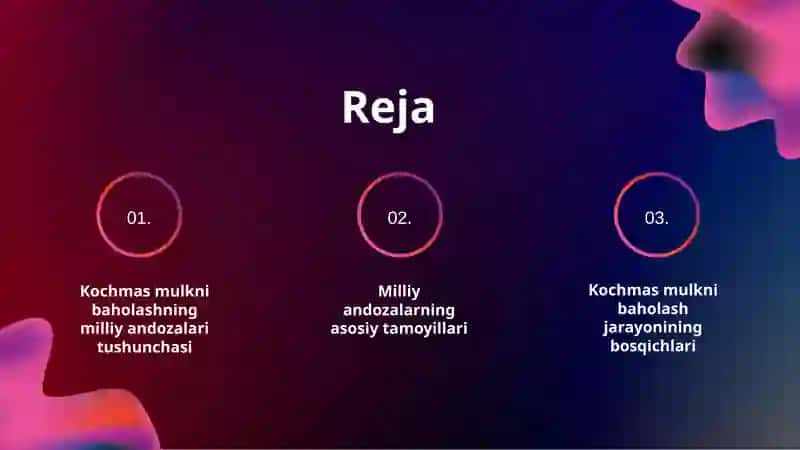 Kochmas mulkni baholashning milliy andozalari 2