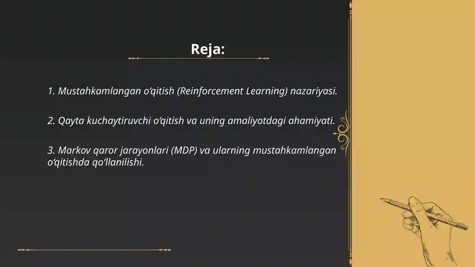 Mashinali o‘qitish turlari 2