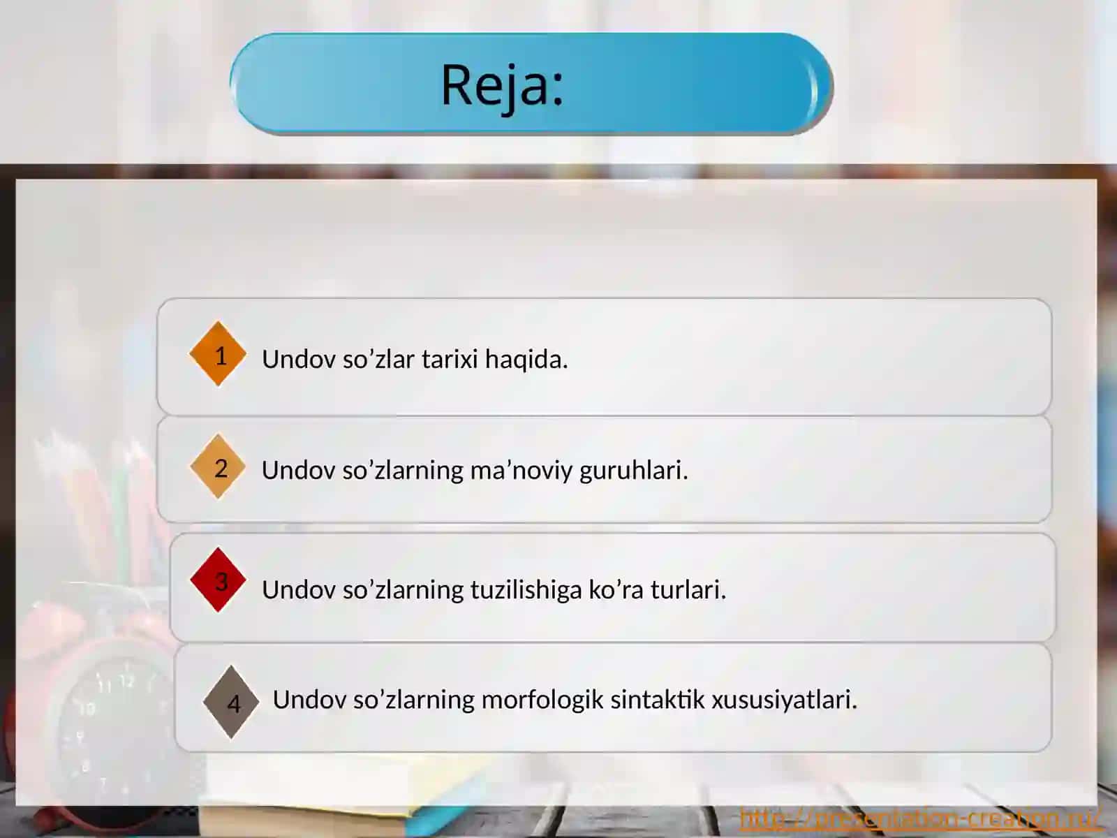 UNDOV SO’ZLAR 2