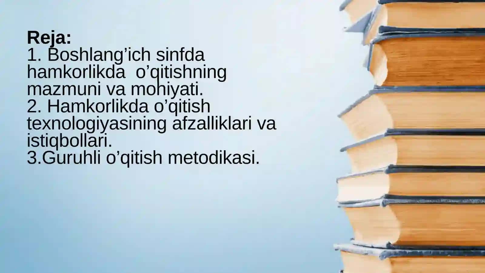 Hamkorlikda o'qitish texnologiyasi 2