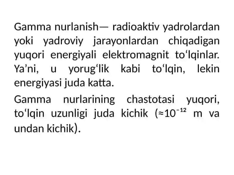 Gamma nurlanishining moddadan o_tishi 2