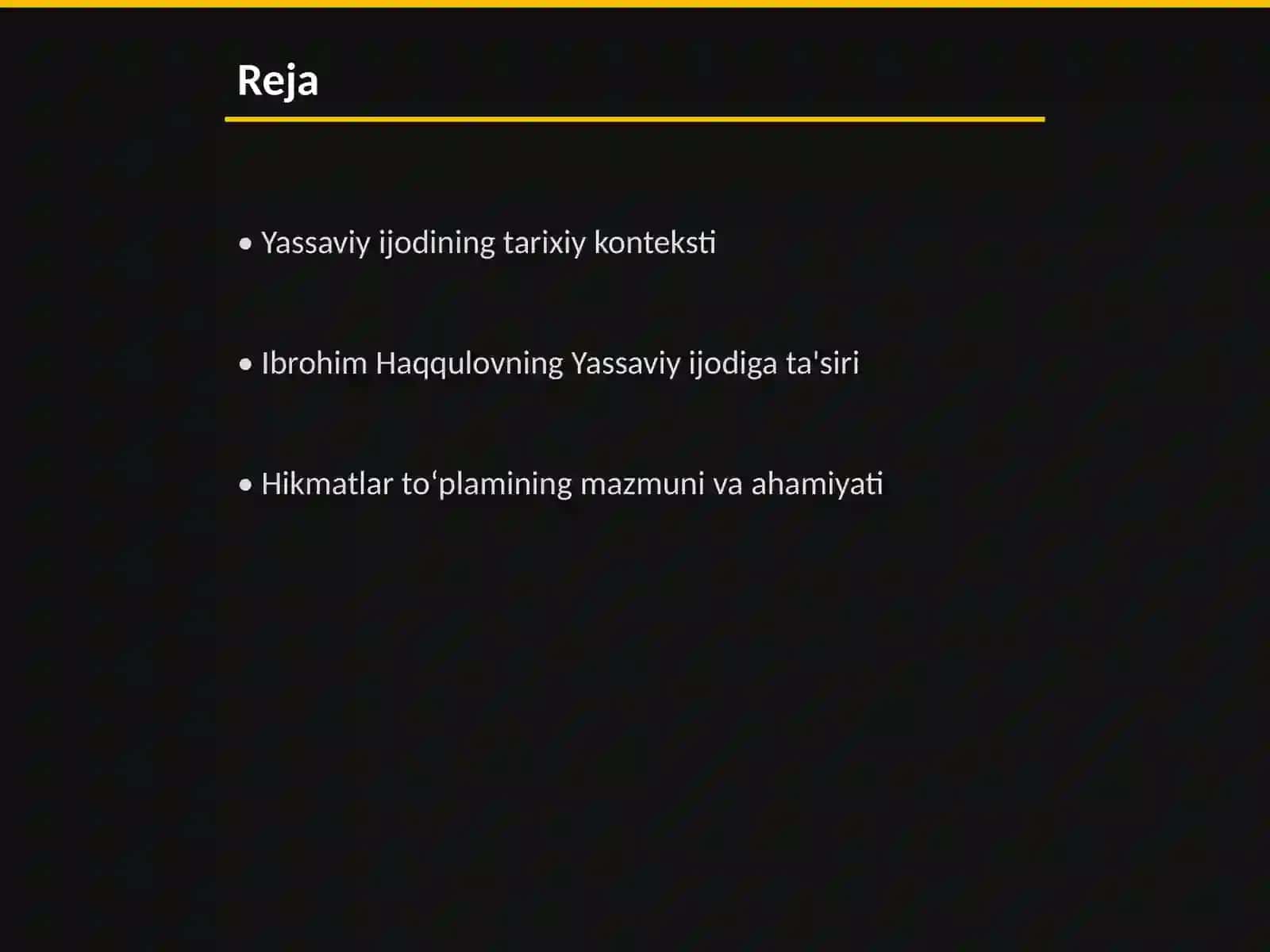Yassaviy va uning hikmatlar toʻplami 2
