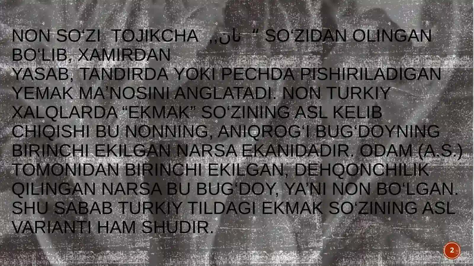 Non rizq ro'zimiz 2