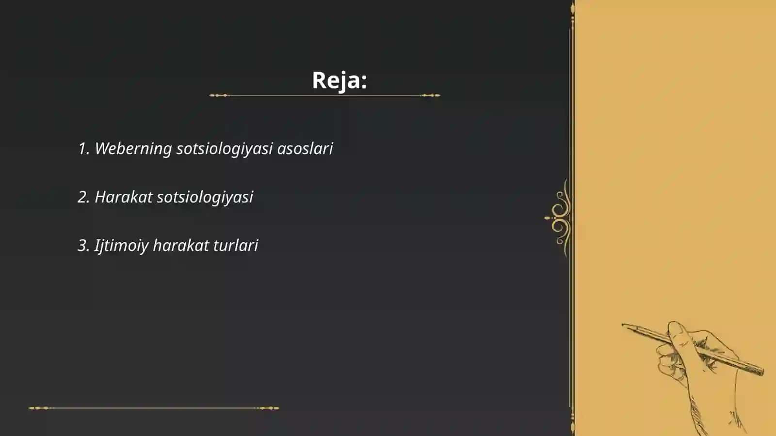 Maks Veber sotsiologiyasi 2
