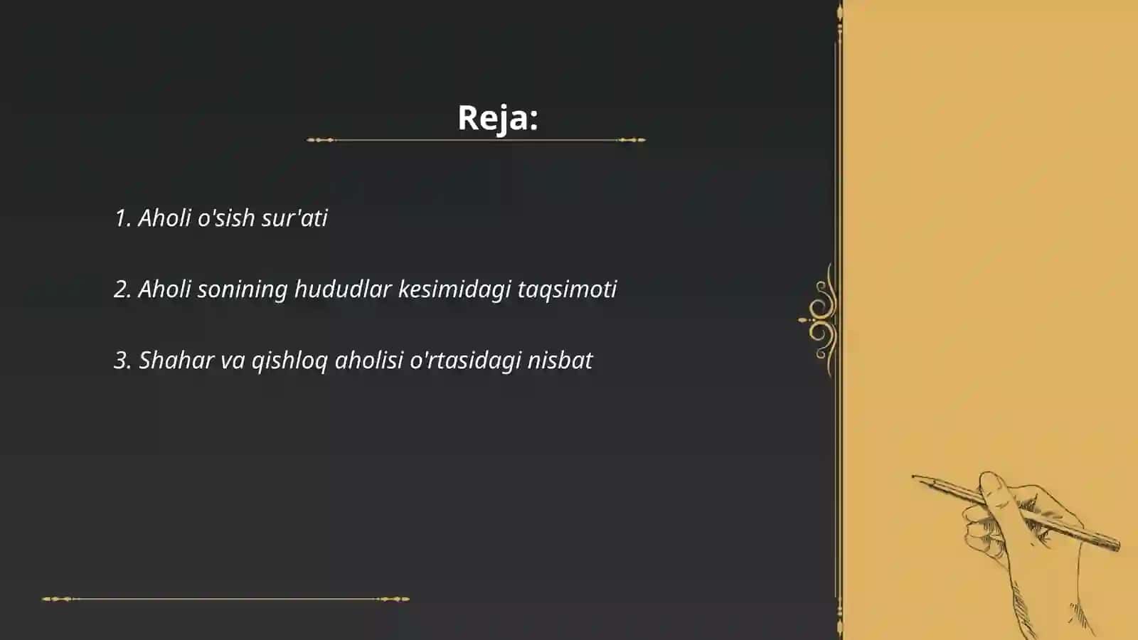 O`zbеkiston mintaqalarining dеmografik holati 2