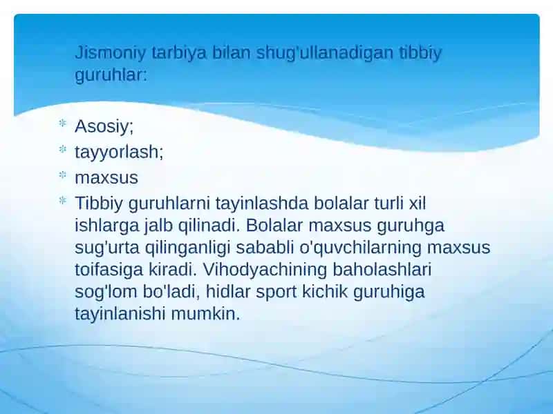 MAXSUS TIBBIY GURUH 2