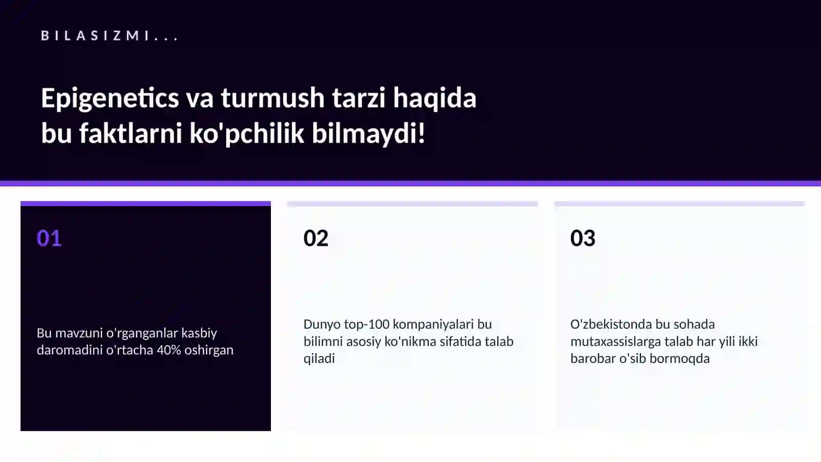 Epigenetics va turmush tarzi 2