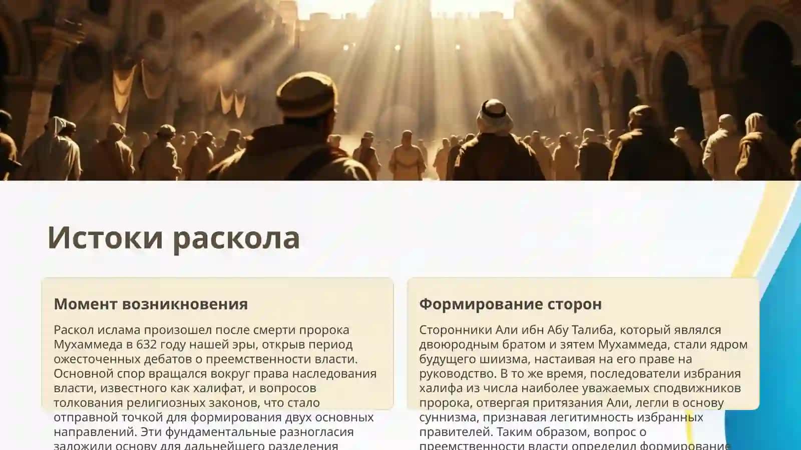Ислам суннизм и шиизм 2