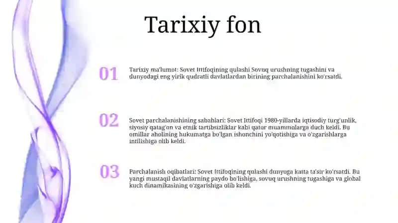 Sovet Davlatining Tanazzulga Yuz Tutishi 2