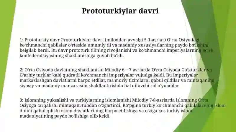 Markaziy Osiyo Davlatlarining Shaklanish Bosqichlari 2