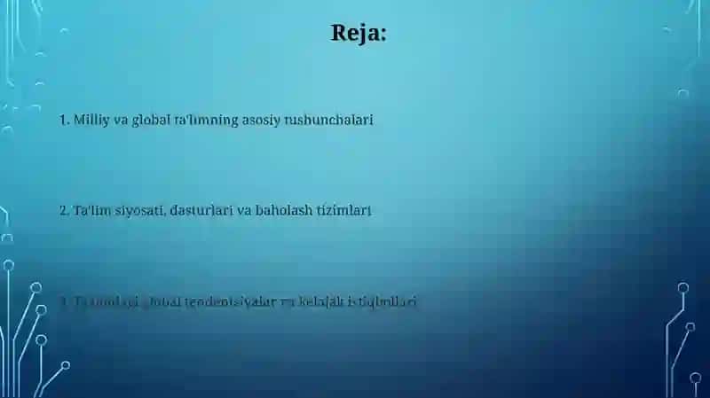 Milliy va jahon tarbiya konsepsiyalari 2