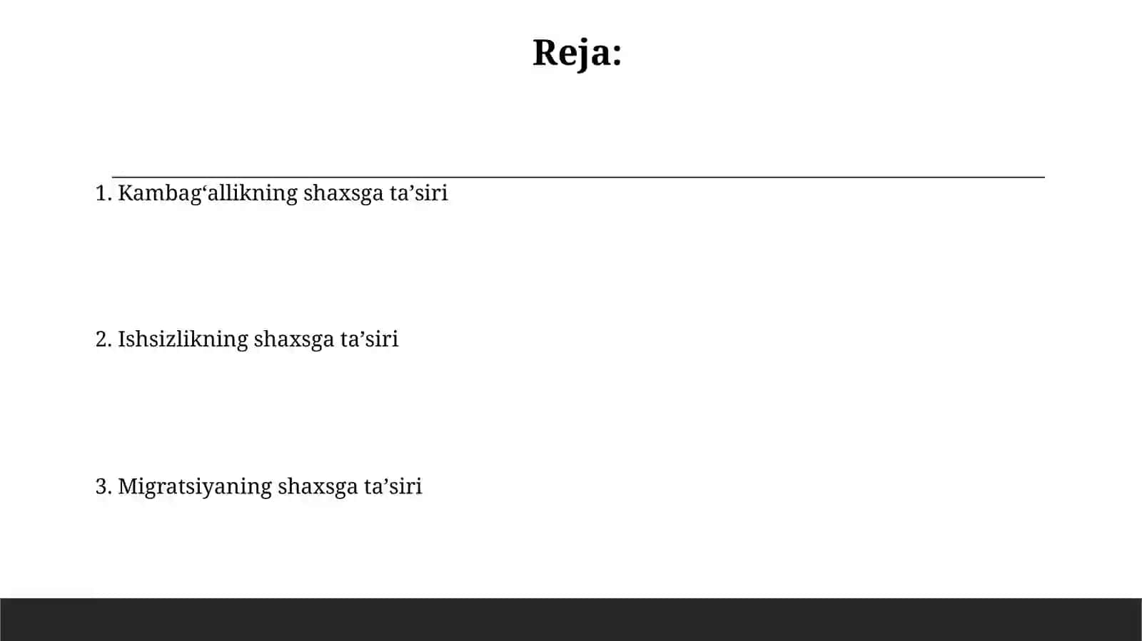 Kambagʻallikning shaxsga taʼsiri 2