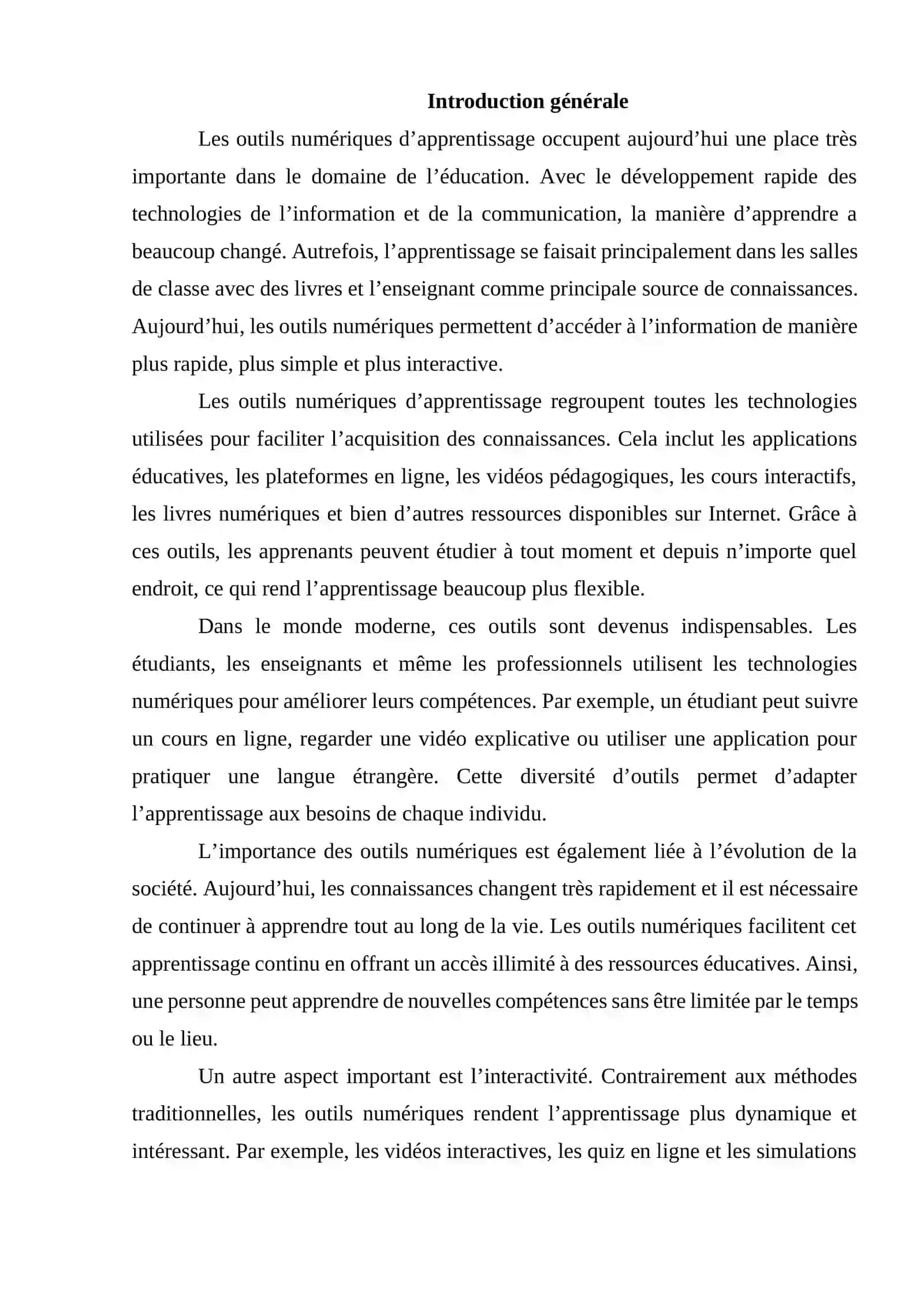 ATELIER SUR LES OUTILS NUMÉRIQUES D’APPRENTISSAGE 2