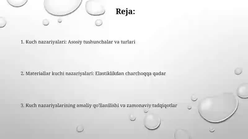 Mustahkamlik nazariyalari 2