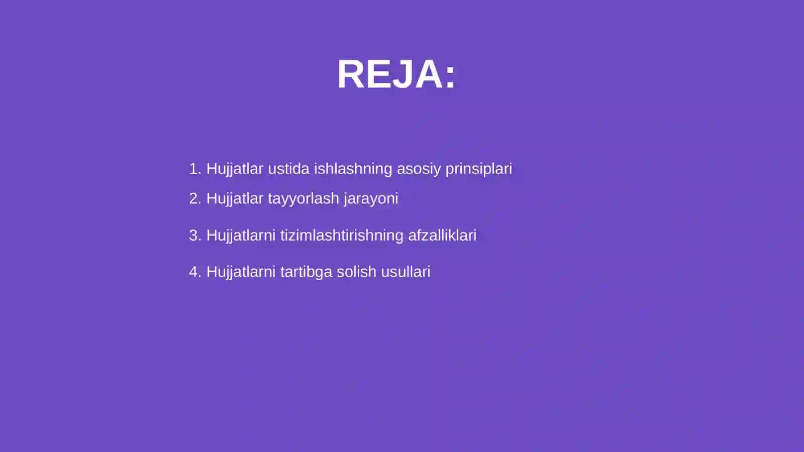 Hujjatlar ustida ishlash tartiboti 2