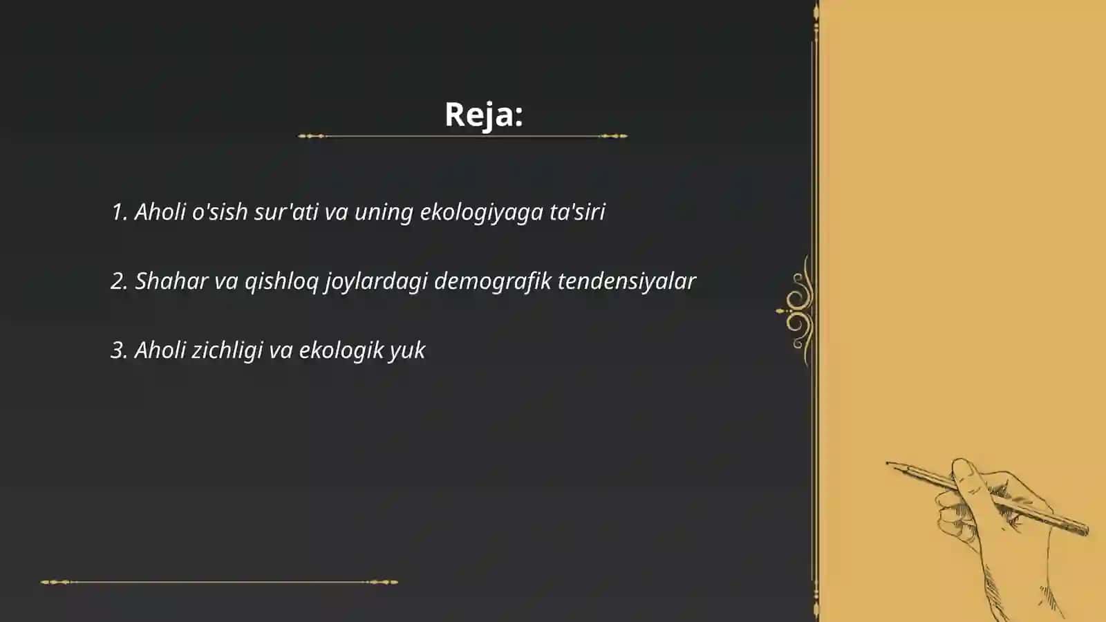 Demografiya va ekologiya 2