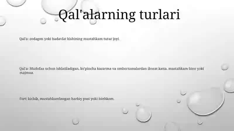 Qo'Rg'Onlar Va Ularning Turlari 2