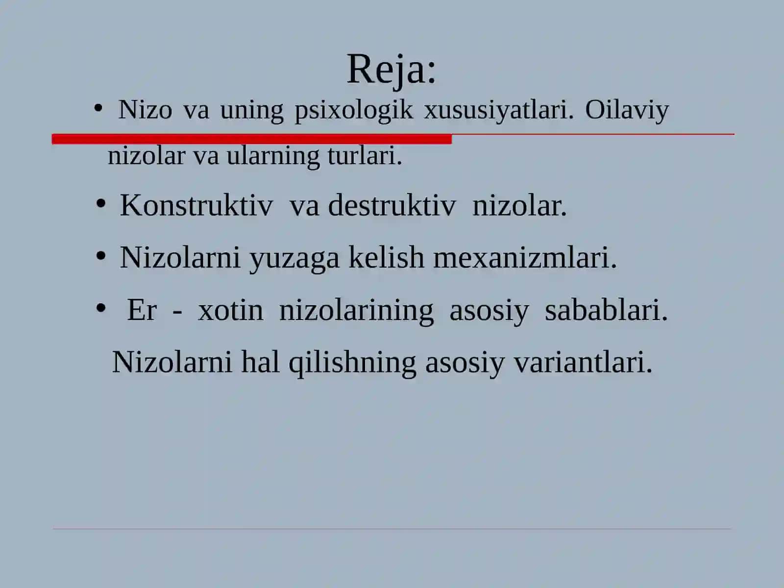 Oiladagi ijtimoiy-psixologik muhit 2